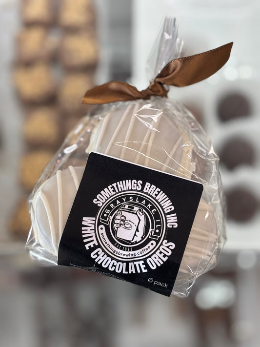 Chocolate Striped Oreos