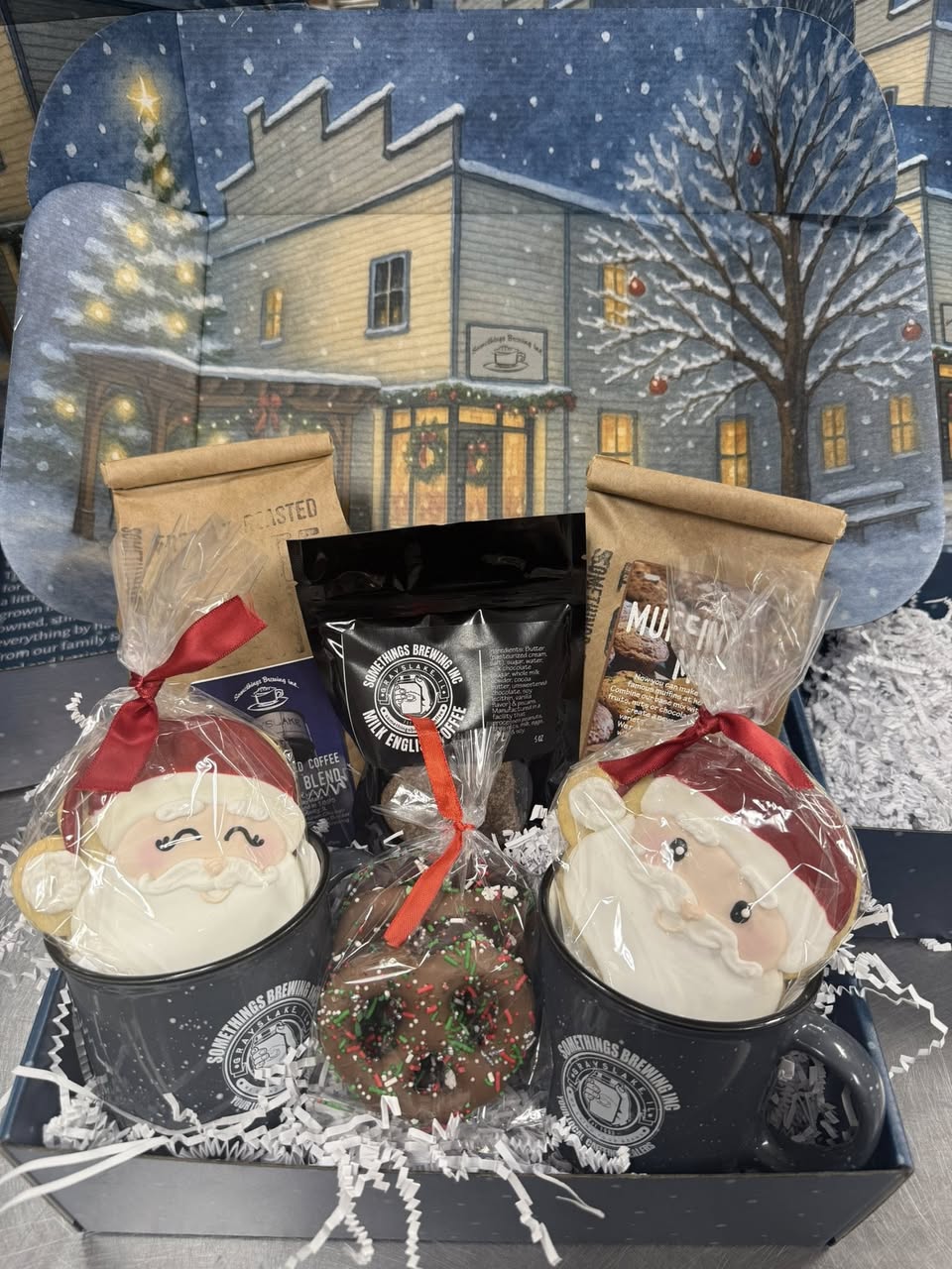 Large Breakfast with Santa Box