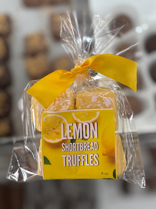 Lemon Shortbread Truffles