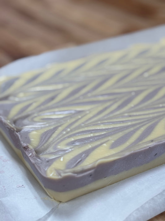 Blueberry Cheesecake Fudge
